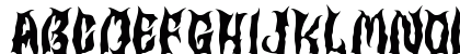 Dark Spooky Demo Regular Uppercase Preview