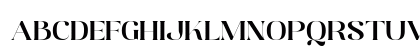 Distrela Demo Regular Uppercase Preview