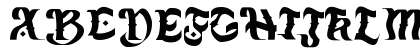 Fellaud Regular Uppercase Preview