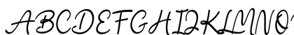 Angelina Malika Personal Use Regular Uppercase Preview