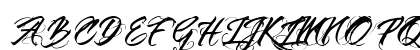 Black Rose Studio Regular Uppercase Preview