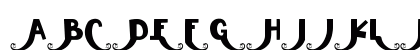 Frosty Faktur Bell Regular Uppercase Preview