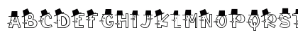 Frosty Faktur Snowman Regular Uppercase Preview