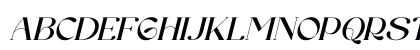 Galeriya Italic Regular Uppercase Preview
