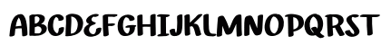 Great Cartoon Regular Uppercase Preview