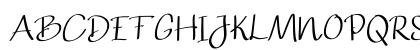 Gregory Hwang Regular Uppercase Preview