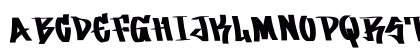 Gress Down Regular Uppercase Preview