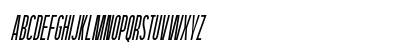 Gantura Light Italic Uppercase Preview