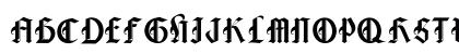 Gothic Valentine PERSONAL USE O Regular Uppercase Preview