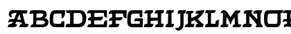 Grave of the Marshal Regular Uppercase Preview