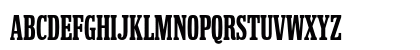 Hackensack SemBd Regular Uppercase Preview