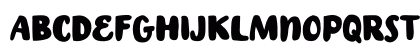 Handcrit Regular Uppercase Preview