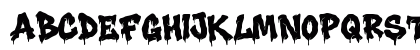 Grime Slime - Dripping Regular Uppercase Preview