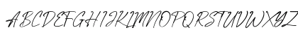 Hadvenly Regular Uppercase Preview