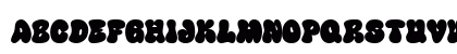 Happy Groov One Regular Uppercase Preview
