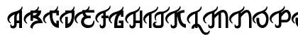 Hikma Glyphs Regular Uppercase Preview