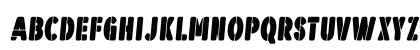 Hold Deck Italic Uppercase Preview