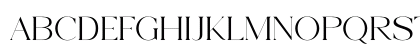 Lorestta Regular Uppercase Preview