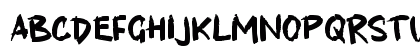 K Kurang Lebih Regular Uppercase Preview