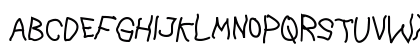Lefty Regular Uppercase Preview