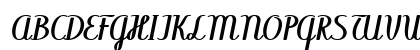 Mamzelle SemExp Italic Uppercase Preview