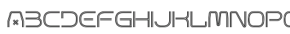 Matrix Pulse Regular Uppercase Preview