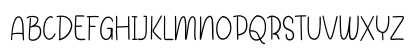 Midnight Cartoon Regular Uppercase Preview