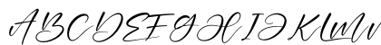 melati Regular Uppercase Preview
