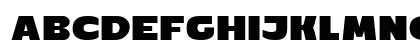Mertune Bold Uppercase Preview