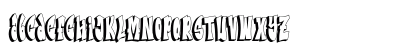 Metro Graffi-Shadow Regular Uppercase Preview