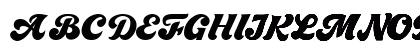 Midnight Angel Regular Uppercase Preview