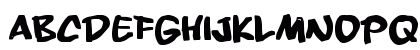 Oantagz Regular Uppercase Preview