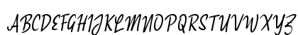 Obasya Signature Regular Uppercase Preview