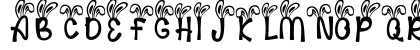 Palm Sunday Bunny Ear Regular Uppercase Preview