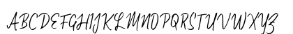 Odading Signature Regular Uppercase Preview