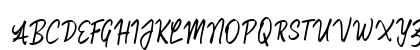 Olalia Signature Regular Uppercase Preview