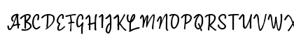 Paareng Script Regular Uppercase Preview