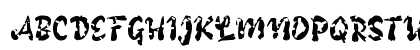 Pafian Regular Uppercase Preview