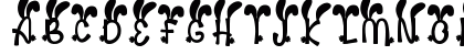 Palm Sunday Bunny Regular Uppercase Preview