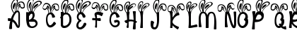 Palm Sunday Bunny Ear Regular Uppercase Preview