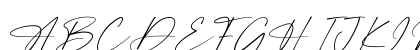 Perfect Girl Script Regular Uppercase Preview