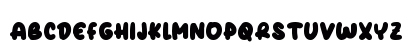 Pinky Burst Regular Uppercase Preview