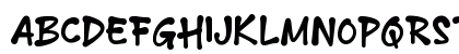 Qablue Regular Uppercase Preview