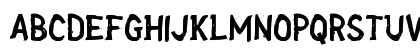 j Jalure Regular Uppercase Preview