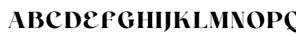 Skadina Regular Uppercase Preview