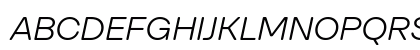SFT Schrifted Round TRIAL Light Italic Uppercase Preview