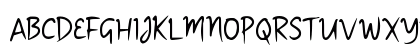 Saberon Night Regular Uppercase Preview