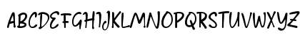 Sablak Writing Regular Uppercase Preview