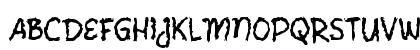 Sabraon Rough Regular Uppercase Preview