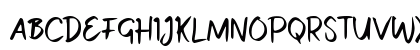 Sabringo Regular Uppercase Preview